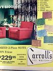 Atlanta GA Print Ad 1952 AJC Kroehler Furniture Carrol’s 122 Whitehall Dupont