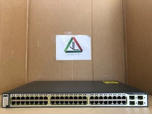 Cisco 3750-48TS-E con ultimo IOS e senza staffe Cisco WS-C3750-48TS-E (IVA inclusa) - Foto 1 di 7