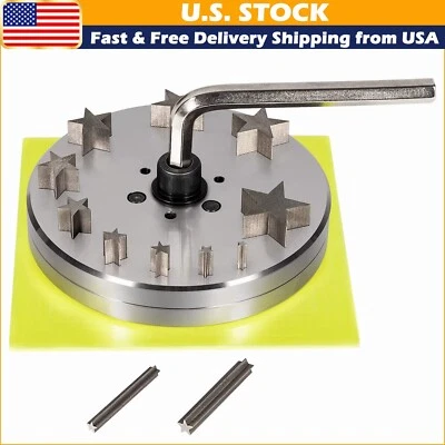 Stern Scheibenschneider 10er Set Locher 5 mm bis 31 mm für Schmuck Stanzen Schmuck Werkzeuge - Bild 1 von 4