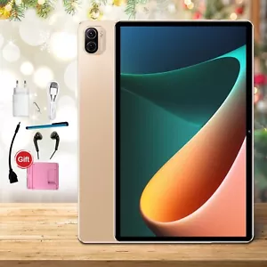 10.1" WIFI Tablet Android HD 6+128GB Tablet Pad Quad-Core Netflix Dual Camera - Picture 1 of 24