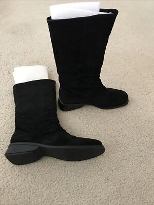 Markon black suede boots - womens 7.5, NEW - Image 1 of 4