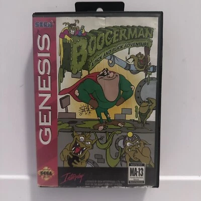 Boogerman: A Pick and Flick Adventure (Sega Genesis, 1994) - Image 1 of 4