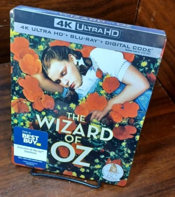 The Wizard of Oz Steelbook (4K+Blu-ray)NEW (Sealed)-Free Box Shipping w/Tracking - Image 1 of 4