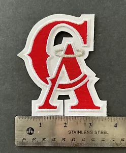Autentica toppa ufficiale MLB California Angels - 3 1/2"" x 4 1/2"" - RARA - Foto 1 di 2