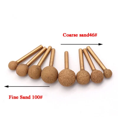 Diamond Sanding Head Sanding Pin Balls/Rond Cutter For Dremel Proxxon - Image 1 of 4