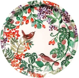 Emma Bridgewater Brand New Hedgerow Round Tin Tray - Full Range Stocked - Picture 1 of 1
