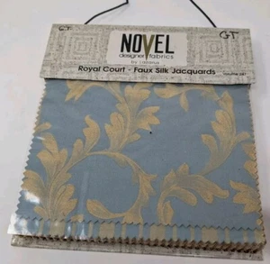 FABRIC SAMPLE BOOK Novel Faux Silk Prints Scrap Junk Journal Scrapbooking - Picture 1 of 7