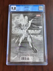 Iron Fist #1 (2017) Alex Ross Sketch Cover Variant 1:100 : CGC 9.8 - Picture 1 of 13