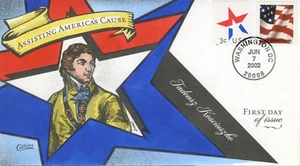 # 3623+3613  single FDC Collins Hand-Painted. Tadeusz Kosciusko cachet Perfect!! - Picture 1 of 1