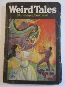 Weird Tales, v. 8 #1, July 1926 GD E.M. Stevenson Through the Vortex Cover Art! - Picture 1 of 6