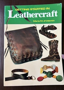 Getting Started in Leathercraft 1972 di Valentin MacMillan Vintage Book - Bild 1 von 8