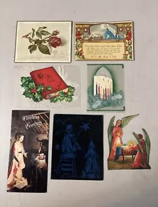 7 Vintage Weihnachtskarten & Bilder - Bild 1 von 8