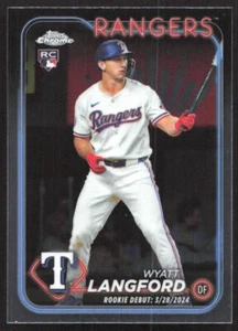 2024 Topps Chrome Update #USC37 Wyatt Langford - Picture 1 of 2