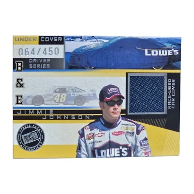 2002 Press Pass Eclipse Driver Series Under Cover Race-Used Jimmie Johnson /450 - Image 1 of 2