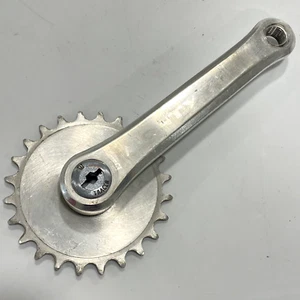NOS Monty Trial Bike Crank Set Arm Drive Right 24t Silver New BMX 152.5 mm - Picture 1 of 6