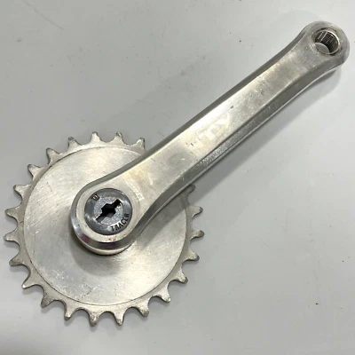 Juego de bielas para bicicleta de trial Monty NOS brazo accionamiento derecho 24t plateado nuevo BMX 152,5 mm Foto 1 de 4