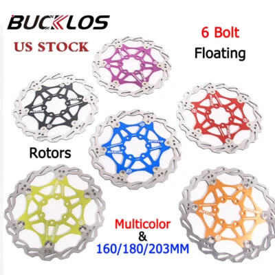 Floating Rotor 160/180/203MM with 6 Bolt Bike Disc Brake Rotor For Hope Colorful - Image 1 of 4