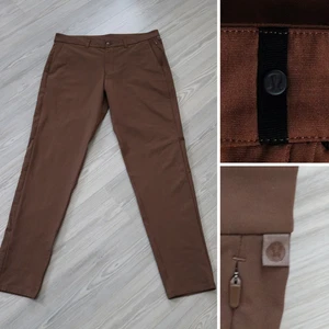 Lululemon ABC Pants Men's 36 x 33 Mahogany Commission Stretch 5-Pocket Chino - Picture 1 of 6