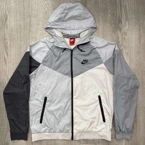 Nike Windrunner Color Bloqueado Patchwork Cremallera Ligera Sudadera con Capucha Chaqueta L (Leer) - Imagen 1 de 7