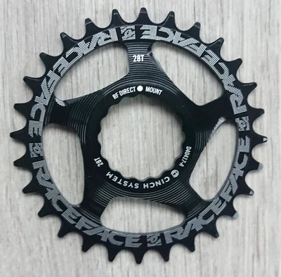 Race Face Boost Cinch Direct Mount Chainring 28 tooth Narrow Wide Black 10 11 12 - Image 1 of 3