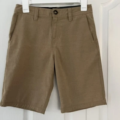 Volcom Beige Chino Board Shorts Chino True To This Size 27 BOYS - Image 1 of 4