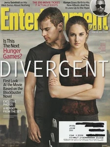 Entertainment Weekly June 28, 2013 DIVERGENT-CHASING GHOSTS w/ LORRAINE WARREN - Picture 1 of 6