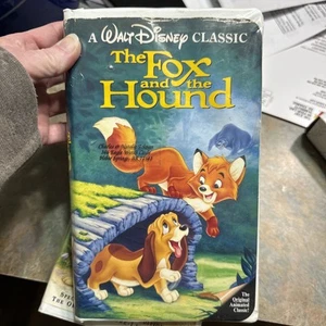 The Fox and the Hound vhs black diamond Disney's classics WDW Not Tested - Foto 1 di 5