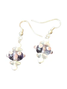 Handcrafted Earrings – Lampwork Glass Beads, Assorted Designs - Picture 1 of 5