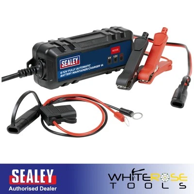 Sealey 6/12V Fully Automatic Battery Maintainer/Charger 1A - Image 1 of 4