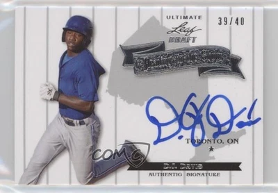 2012 Leaf Ultimate Draft Heading to the Show /40 DJ Davis #HS-DJD Auto - Image 1 of 2