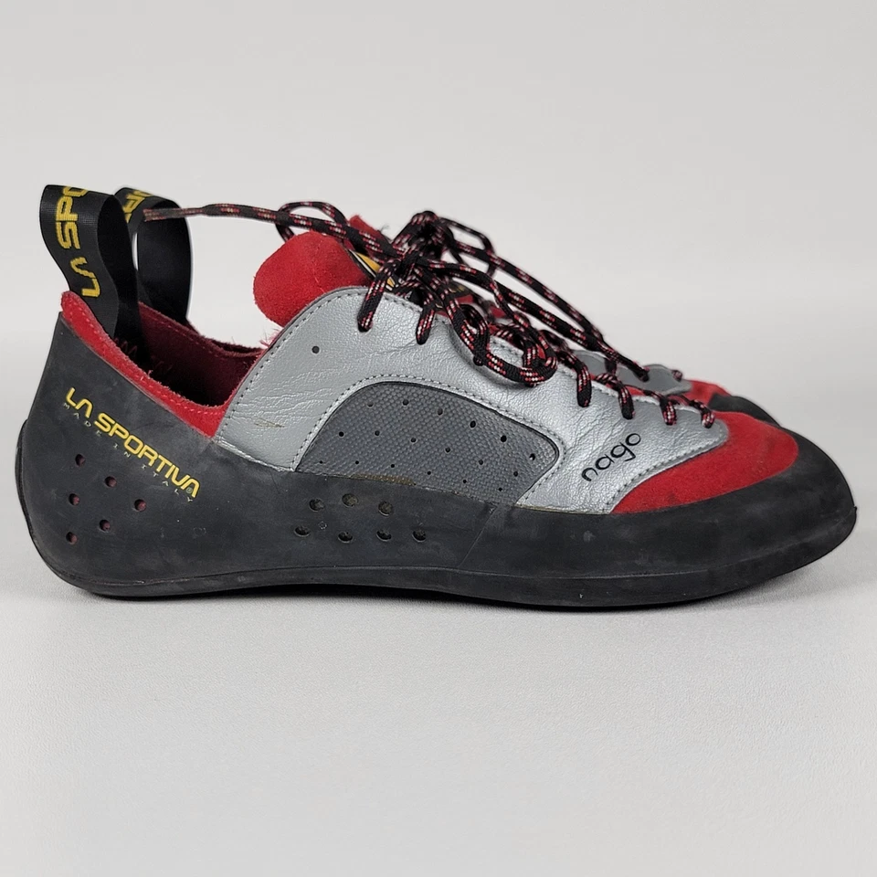 La Sportiva Nago Rock Climbing Shoes Men Size 10/ Women's 11 Gray  Italy - Image 1 of 4