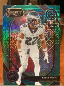 KELEE RINGO 2024 SELECT CLUB LEVEL FOOTBALL GOLD PRIZM EAGLES /5 - Picture 1 of 2
