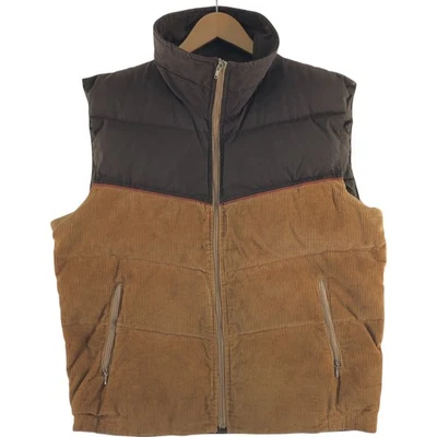 Vintage 1990'S Field and Stream corduroy down vest size L men's size L - Image 1 of 4