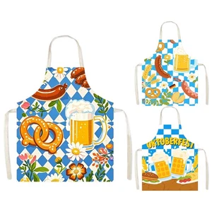 Grembiule Oktoberfest per festa tedesca Oktoberfest costume grembiule da cucina - Foto 1 di 15