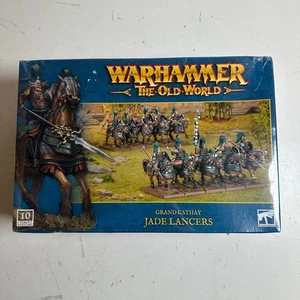 Warhammer El Viejo Mundo Grand Cathay Jade Lanceros Plástico Mesa Miniatura Set - Imagen 1 de 8