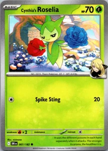 Cynthia's Roselia Common SV10: Destined Rivals 007/182 NM - Picture 1 of 2