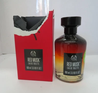 RED MUSK BY THE BODY SHOP 3,3 OZ EAU DE TOILETTE SPRAY PARA HOMBRES TT Foto 1 de 4