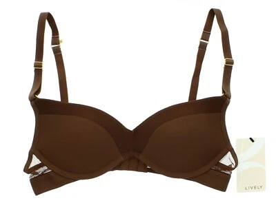 Lively Wireless Push Up Bra 45620, Mesh Inner Plunge and Trim, Convertible Strap - Image 1 of 4