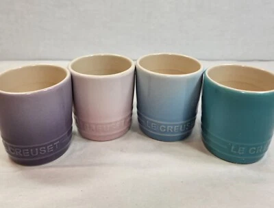 Juego de 4 tazas pequeñas degustación pastel Le Creuset Signature 2 oz nuevas con etiquetas Foto 1 de 4