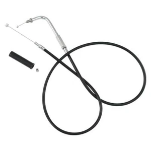 Black Vinyl Throttle Cable Fit For Harley FL FLH FX FXB FXE FXEF FXS FXWG XLCH - Bild 1 von 6