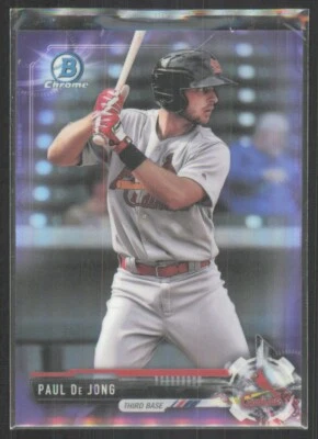 2017 Bowman Chrome Prospects Purple Refractor Paul De Jong /250 #BCP26 - Image 1 of 2
