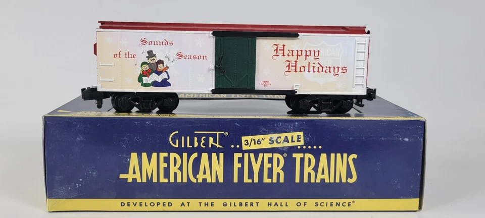 S-Gauge Lionel American Flyer 6-49061 Christmas Music Operating Box Car - NIB - Image 1 of 4