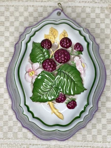 Franklin Mint 1986 Le Cordon Bleu Berrys Molde de Porcelana Jello Colgante de Pared Resorte - Imagen 1 de 6