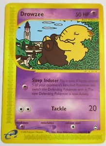 Drowzee 74a/147 Aquapolis Pokemon Karte WOTC - Bild 1 von 2
