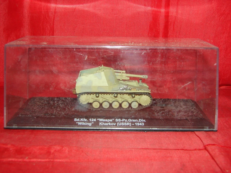 ALTAYA CHAR MILITAIRE 1/72 Sd.Kfz 124 WESPE SS-Pz.Gren.Div Wiking Kharkov USSR  - Photo 1/1