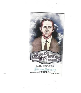 2011 Topps Allen Ginter Mini World's Most Mysterious Figures #WMF5 D.B. Cooper - Picture 1 of 1