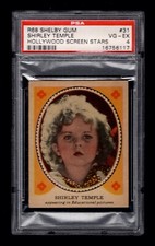 PSA 4 SHIRLEY TEMPLE 1937 Shelby Gum R68 Card #31 HOLLYWOOD PICTURE STARS
