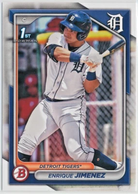 2024 Bowman Baseball - Enrique Hernandez - Detroit Tigers - 1st Bowman - #BP-31 - Image 1 of 2