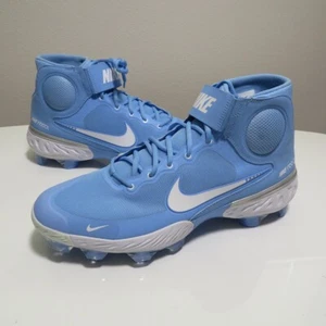 Botines de béisbol Nike Alpha Huarache 3 Mid MCS UNC Carolina CZ4455-402 para hombre 15 - Imagen 1 de 7