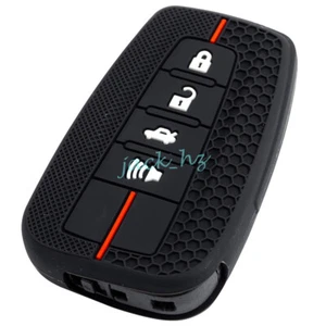 Silica Gel 4 Buttons Smart Key Case Fob Cover For Toyota Camry RAV4 Avalon Mirai - Picture 1 of 7